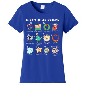 12 Days Of L&D Unit Nursing Labor & Delivery Nurse Christmas Women's T-Shirt