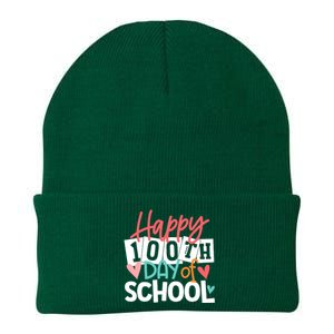 100th Day Of School Teachers Wo Happy 100 Days Knit Cap Winter Beanie