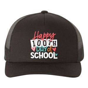 100th Day Of School Teachers Wo Happy 100 Days Yupoong Adult 5-Panel Trucker Hat