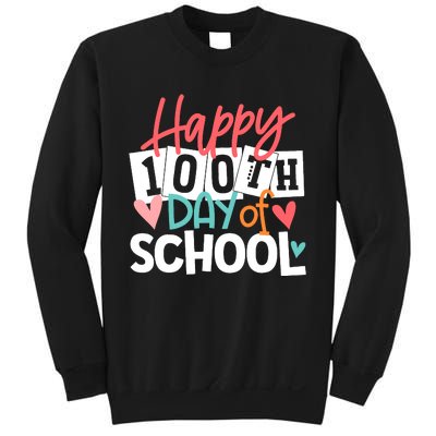 100th Day Of School Teachers Wo Happy 100 Days Sweatshirt