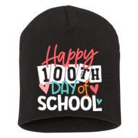 100th Day Of School Teachers Wo Happy 100 Days Short Acrylic Beanie