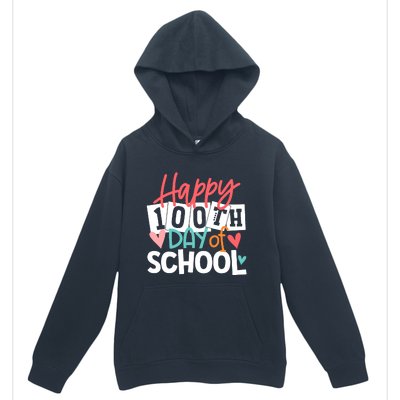 100th Day Of School Teachers Wo Happy 100 Days Urban Pullover Hoodie