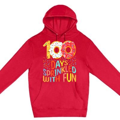 100 Days Of School Kindergarten 100th Day Of Premium Pullover Hoodie