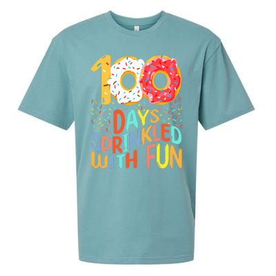 100 Days Of School Kindergarten 100th Day Of Sueded Cloud Jersey T-Shirt