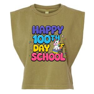 100 Days Of School Costume Teacher Student 100th Day Garment-Dyed Women's Muscle Tee