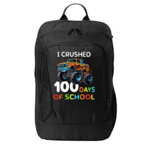 100 Days Of School Monster Truck 100th Day Of School City Backpack