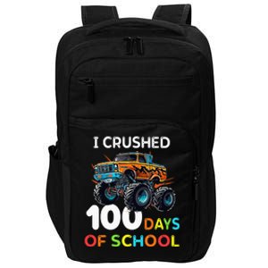 100 Days Of School Monster Truck 100th Day Of School Impact Tech Backpack