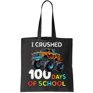 100 Days Of School Monster Truck 100th Day Of School Tote Bag