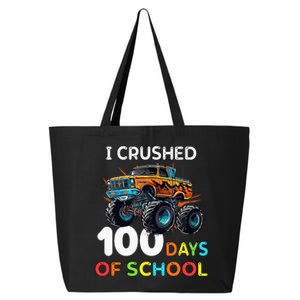 100 Days Of School Monster Truck 100th Day Of School 25L Jumbo Tote