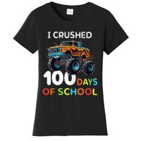 100 Days Of School Monster Truck 100th Day Of School Women's T-Shirt