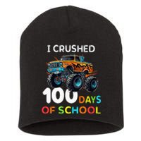 100 Days Of School Monster Truck 100th Day Of School Short Acrylic Beanie