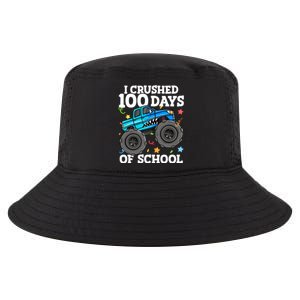 100 Days Of School Monster Truck 100th Day Of School Boy Cool Comfort Performance Bucket Hat