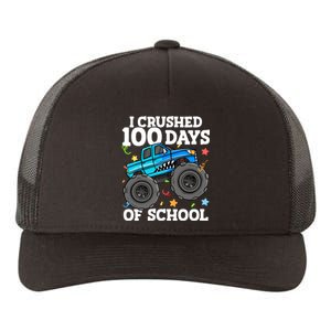 100 Days Of School Monster Truck 100th Day Of School Boy Yupoong Adult 5-Panel Trucker Hat