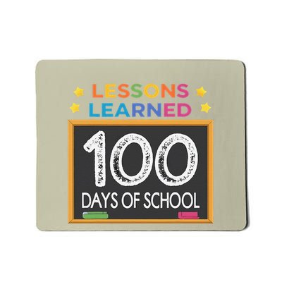 100 Days Of Lessons Learned Celebration Mousepad