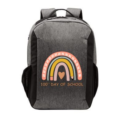 100th Day Of School Rainbow Teacher Vector Backpack