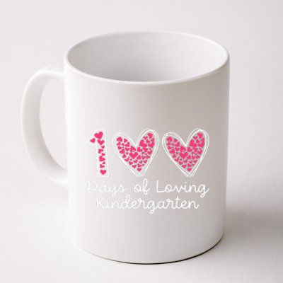 100 Days Of Loving Kindergarten 100 Days Of School Celebration Coffee Mug