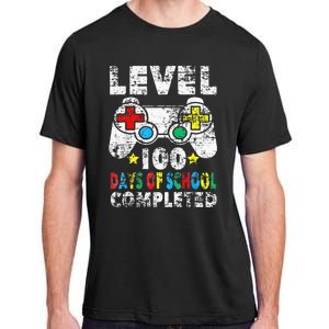 100 Days Of School Completed Gamer Gifts Level Up Gaming Adult ChromaSoft Performance T-Shirt