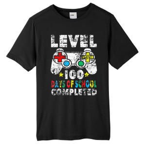 100 Days Of School Completed Gamer Gifts Level Up Gaming Tall Fusion ChromaSoft Performance T-Shirt