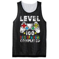 100 Days Of School Completed Gamer Gifts Level Up Gaming Mesh Reversible Basketball Jersey Tank