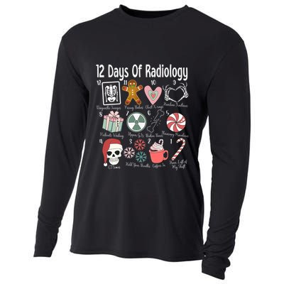 12 Days Of Radiology Rad Tech Ct Mri Tech Radiologist Xmas Gift Cooling Performance Long Sleeve Crew