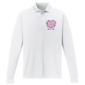 100 Days Of School 100 Days Of Making Whole Class Shimmer Performance Long Sleeve Polo