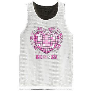 100 Days Of School 100 Days Of Making Whole Class Shimmer Mesh Reversible Basketball Jersey Tank