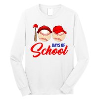 100 Days Of School Baseball Long Sleeve Shirt