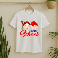 100 Days Of School Baseball T-Shirt