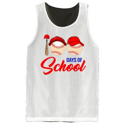 100 Days Of School Baseball Mesh Reversible Basketball Jersey Tank