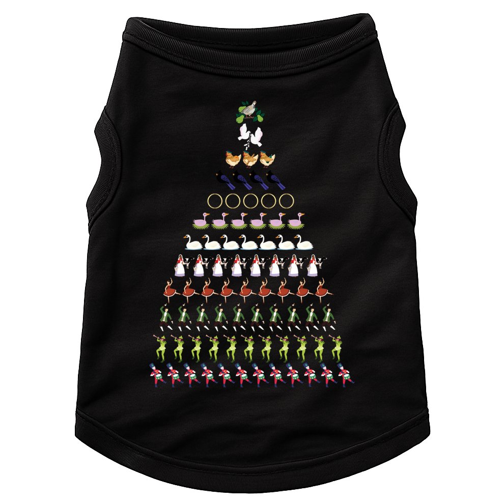 12 Days Of Christmas Essential Doggie Tank