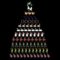 12 Days Of Christmas Essential Youth Performance Sprint T-Shirt