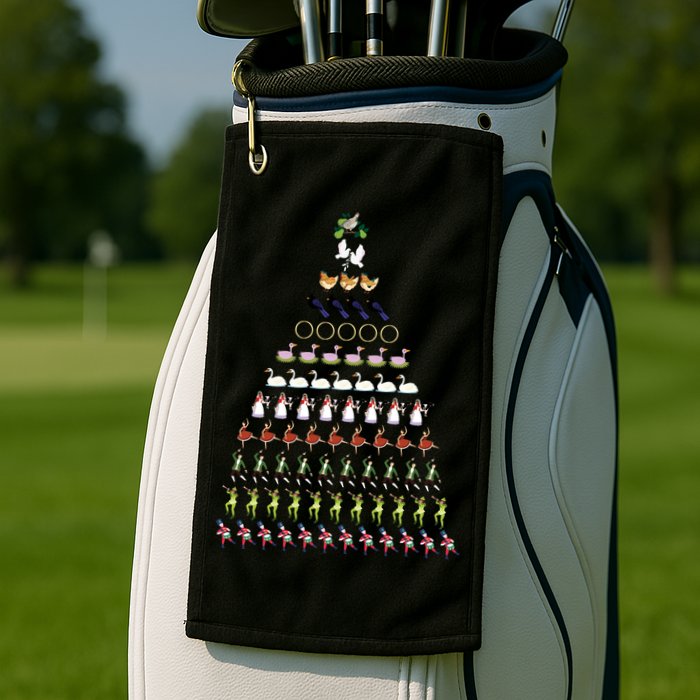 12 Days Of Christmas Essential Golf Towel
