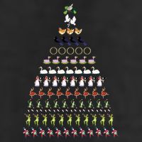 12 Days Of Christmas Essential Golf Towel