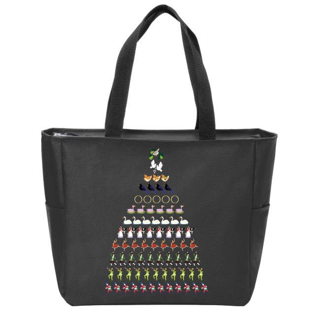 12 Days Of Christmas Essential Zip Tote Bag