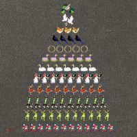 12 Days Of Christmas Essential Cotton Canvas Backpack