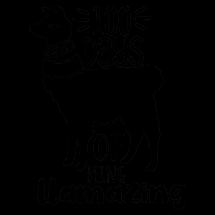 100 Days Of Being Llamazing 100 Days Of School Funny Llama 16oz Travel Tumbler