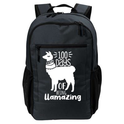 100 Days Of Being Llamazing 100 Days Of School Funny Llama Daily Commute Backpack