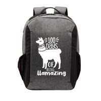 100 Days Of Being Llamazing 100 Days Of School Funny Llama Vector Backpack