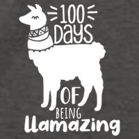 100 Days Of Being Llamazing 100 Days Of School Funny Llama Vector Backpack