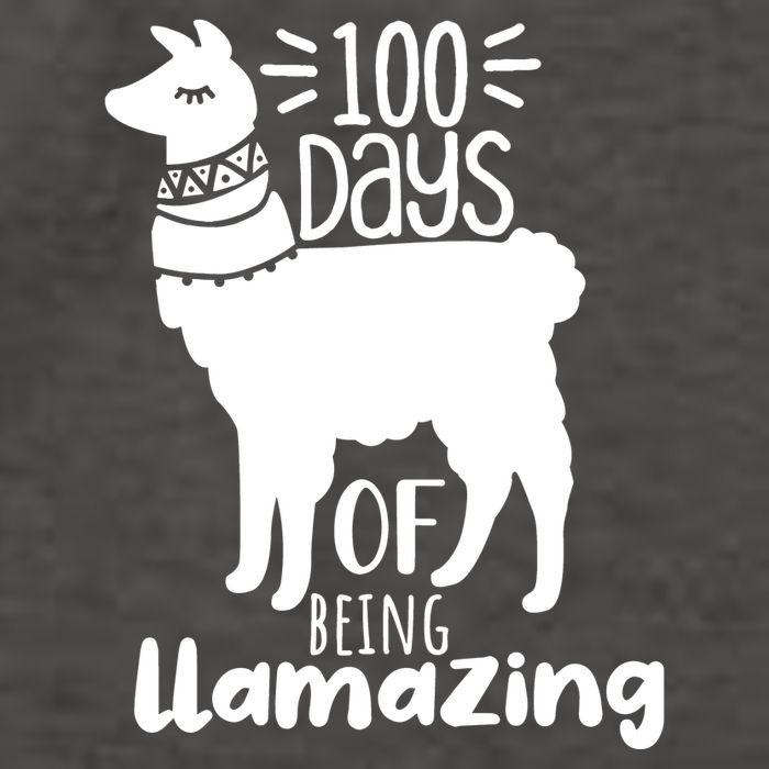 100 Days Of Being Llamazing 100 Days Of School Funny Llama Vector Backpack