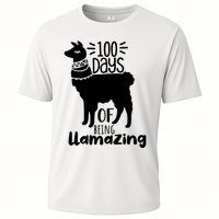 100 Days Of Being Llamazing 100 Days Of School Funny Llama Performance Shirt
