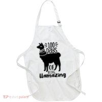 100 Days Of Being Llamazing 100 Days Of School Funny Llama Apron