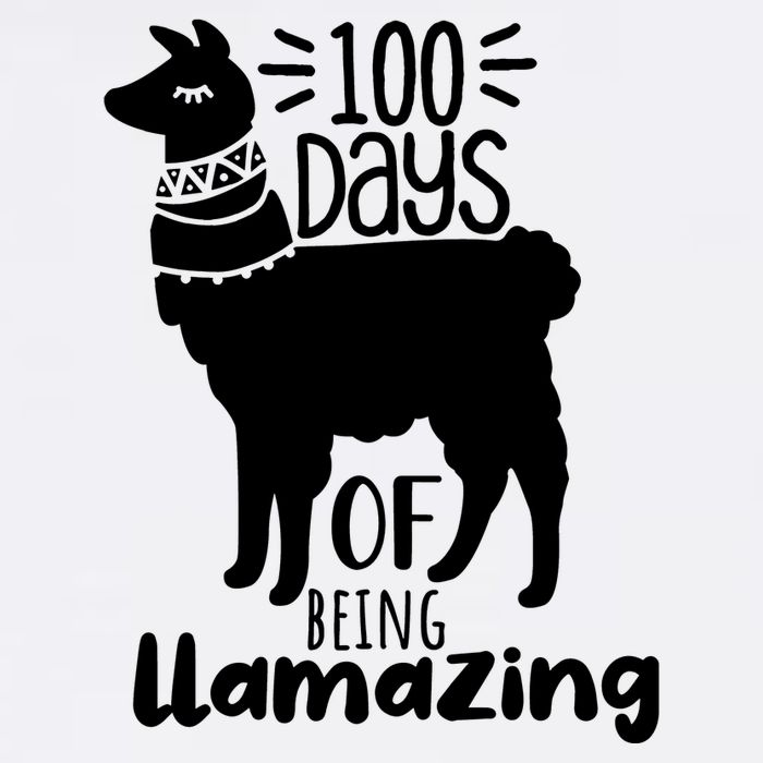100 Days Of Being Llamazing 100 Days Of School Funny Llama Button