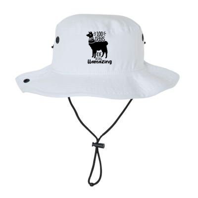 100 Days Of Being Llamazing 100 Days Of School Funny Llama Bucket Hat