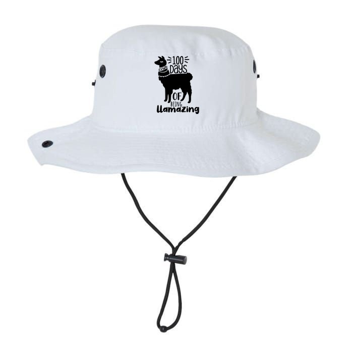 100 Days Of Being Llamazing 100 Days Of School Funny Llama Bucket Hat