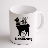 100 Days Of Being Llamazing 100 Days Of School Funny Llama Mug