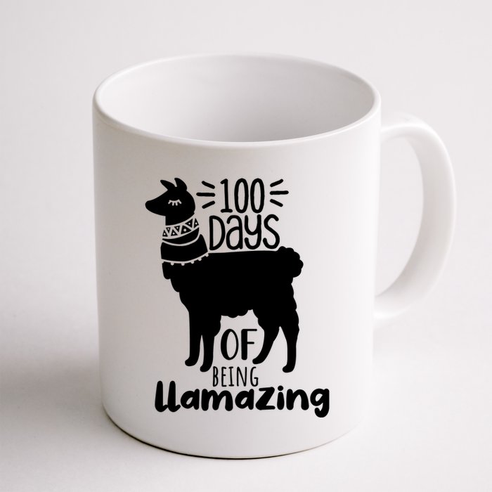 100 Days Of Being Llamazing 100 Days Of School Funny Llama Mug