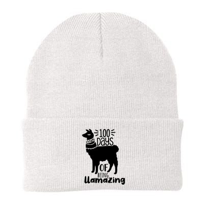 100 Days Of Being Llamazing 100 Days Of School Funny Llama Beanie