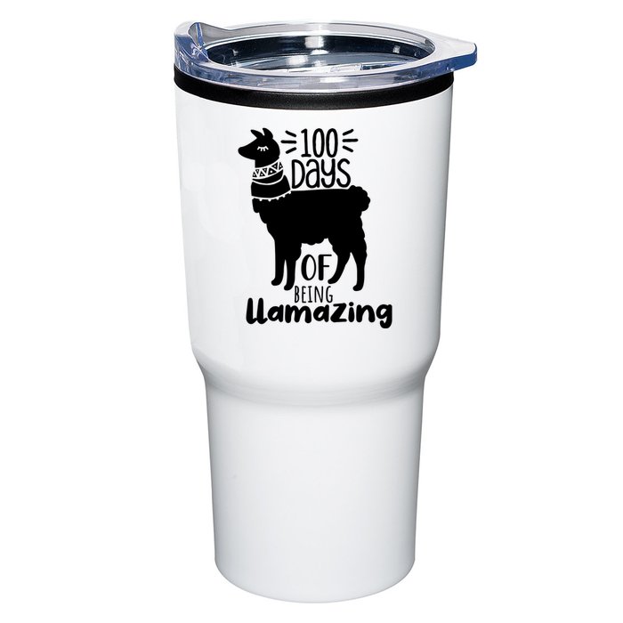 100 Days Of Being Llamazing 100 Days Of School Funny Llama Tumbler
