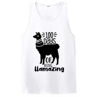 100 Days Of Being Llamazing 100 Days Of School Funny Llama PosiCharge Competitor Tank